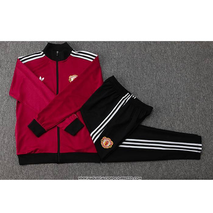 Tuta da Track Giacca
 Manchester United 2024 Bambino
 Rosso Scuro
 -25